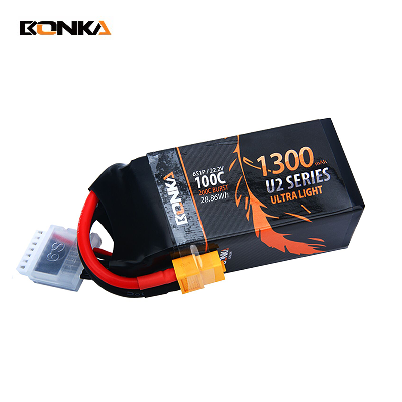 BONKA FPV 1300mAh 100C 6S Ultra Series Racing LiPo